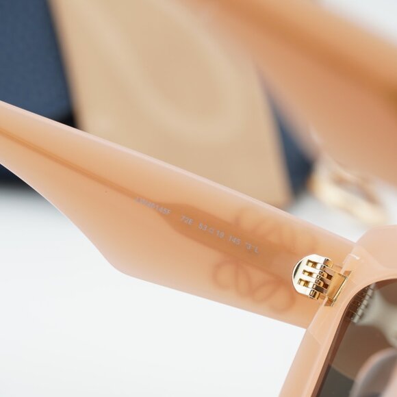 Loewe LW40145F 72E Cat Eye Sunglasses – Shiny Pink\\Brown main image 6